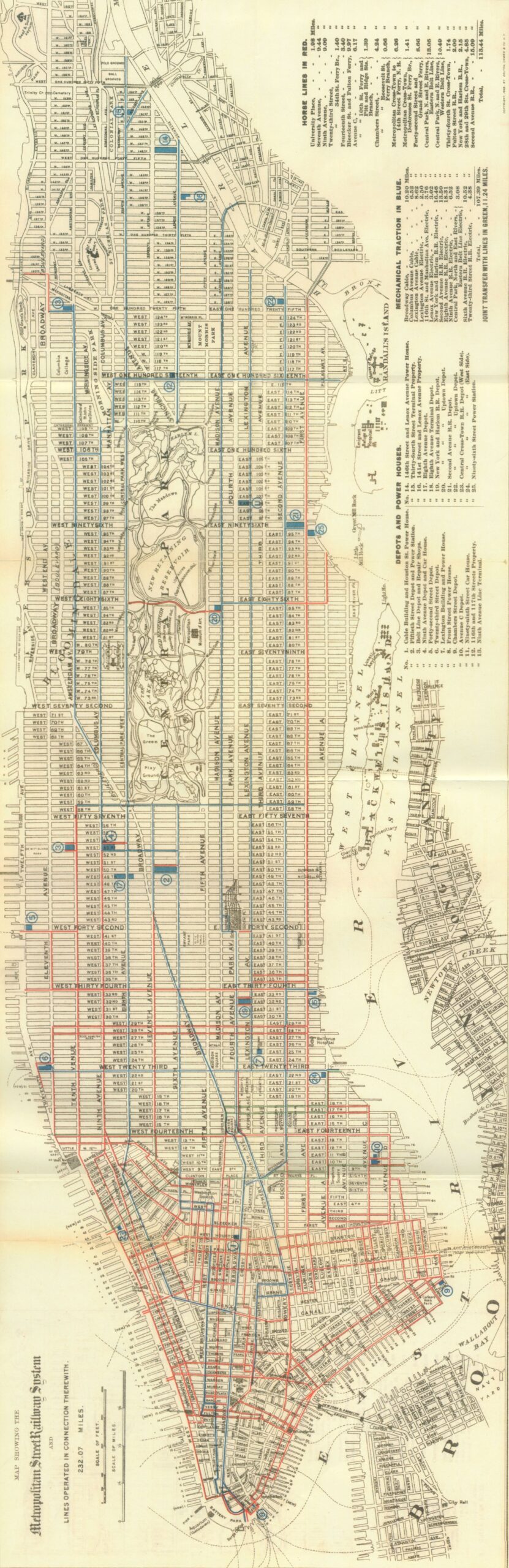 Printable Manhattan Map With Streets And Avenues