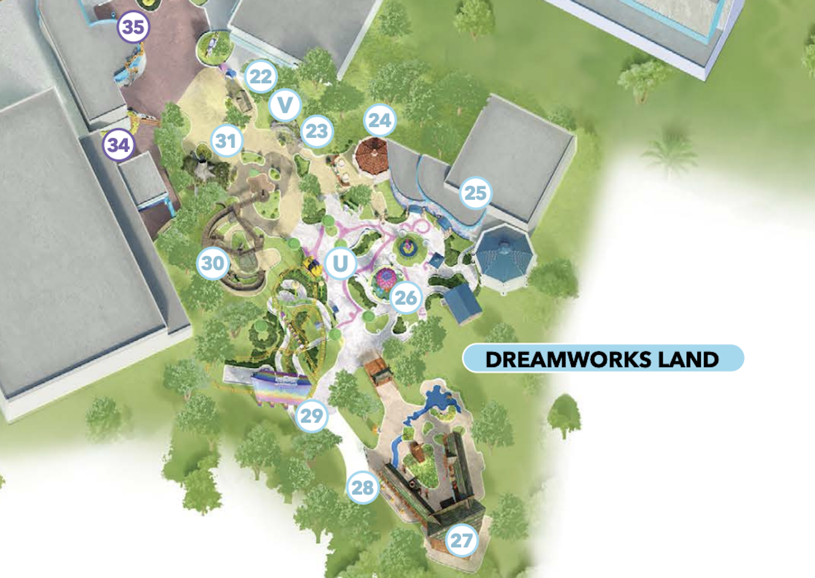 Universal Studios Map Printable
