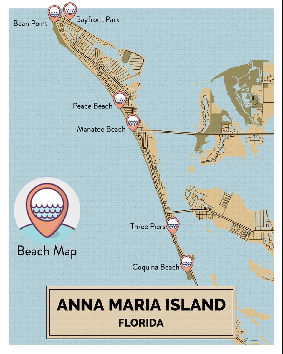 Anna Maria Island Chamber X People Always Ask Where Are Some Of The Best Beaches On AnnaMariaIsland Well Here s Your Very Own map MyAnnaMaria Https t co vL1sWQrQWv X