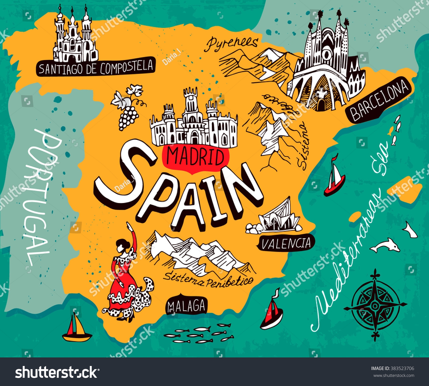 Printable Map Of Barcelona Spain