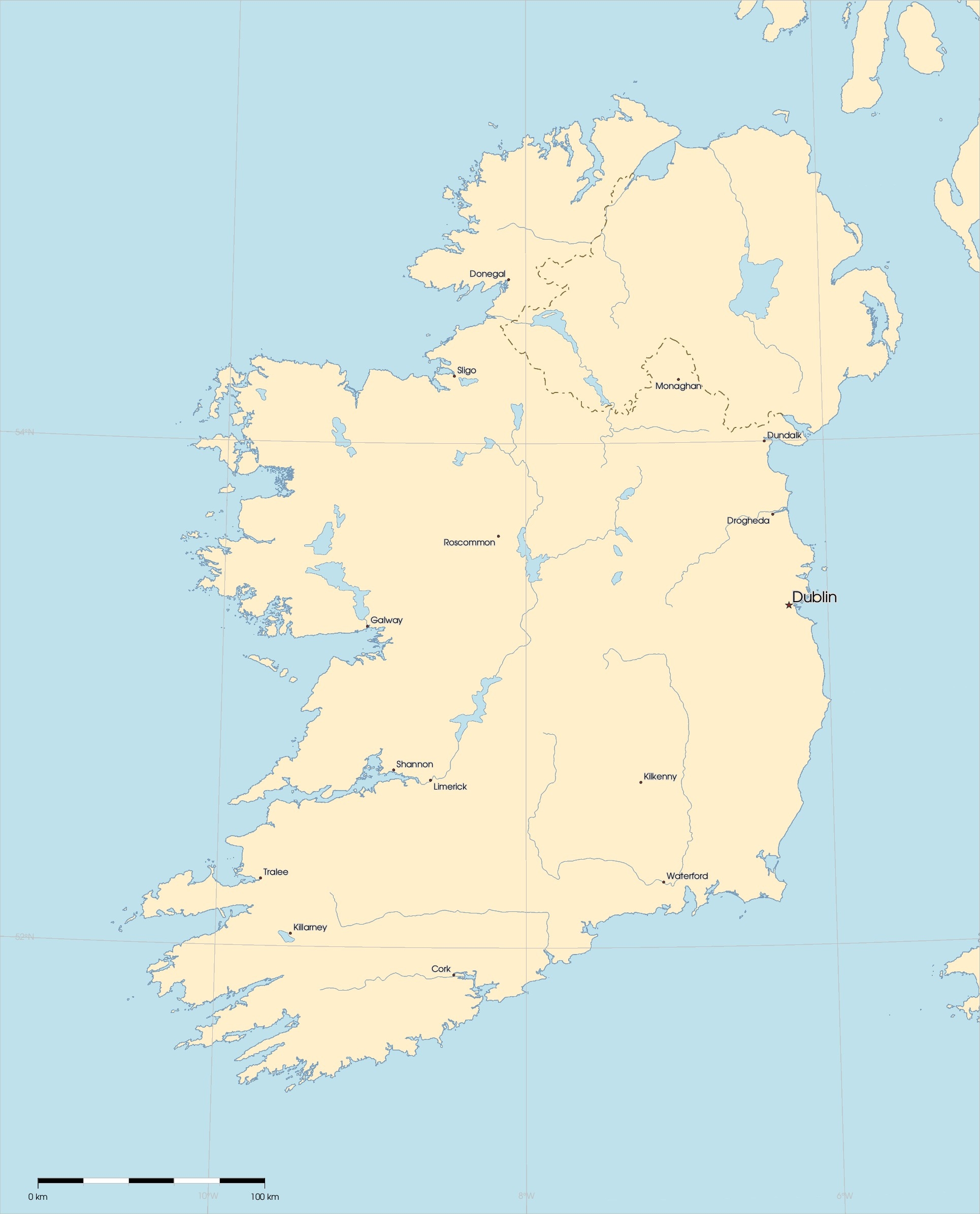 Free Maps Of Ireland Mapswire