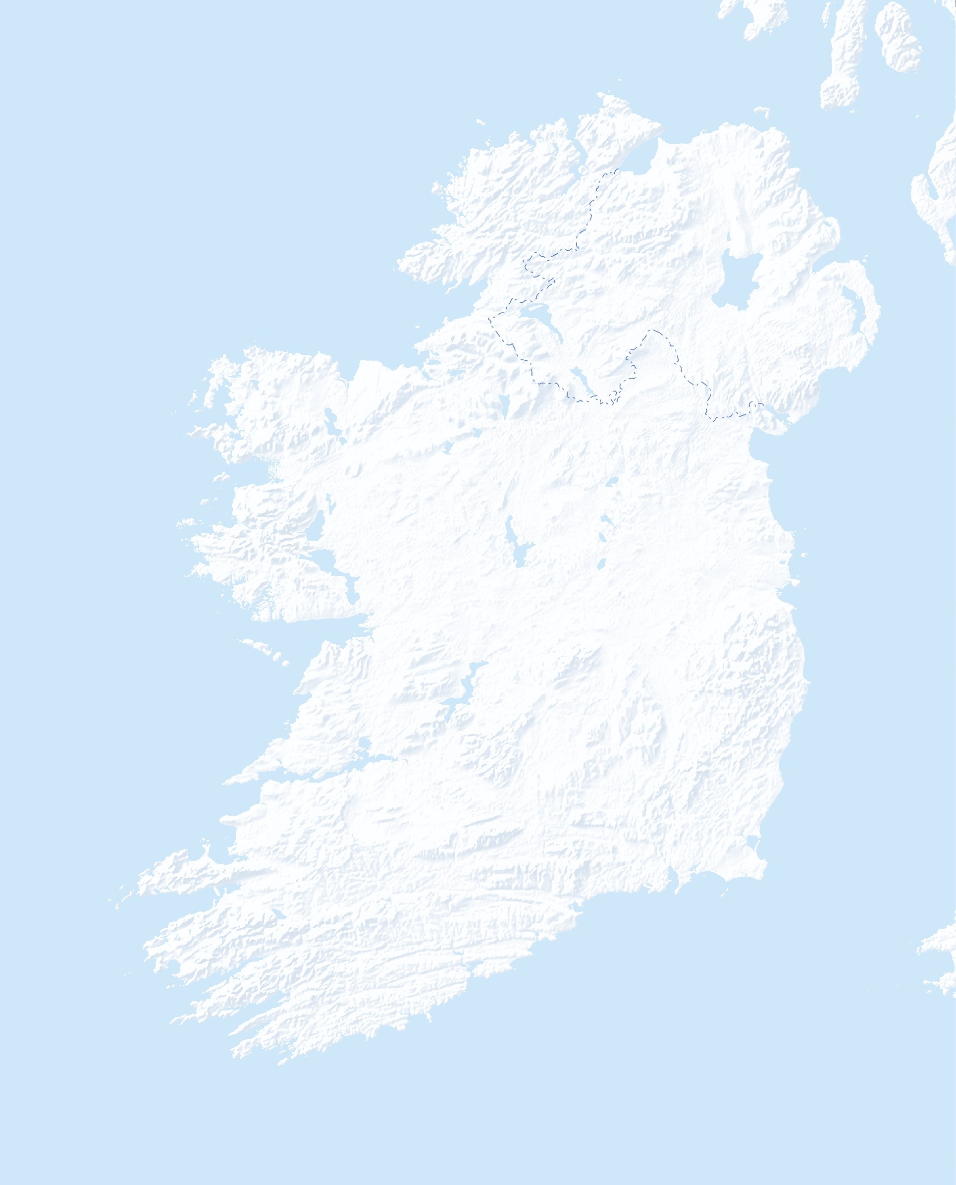 Printable Map Of Ireland Free