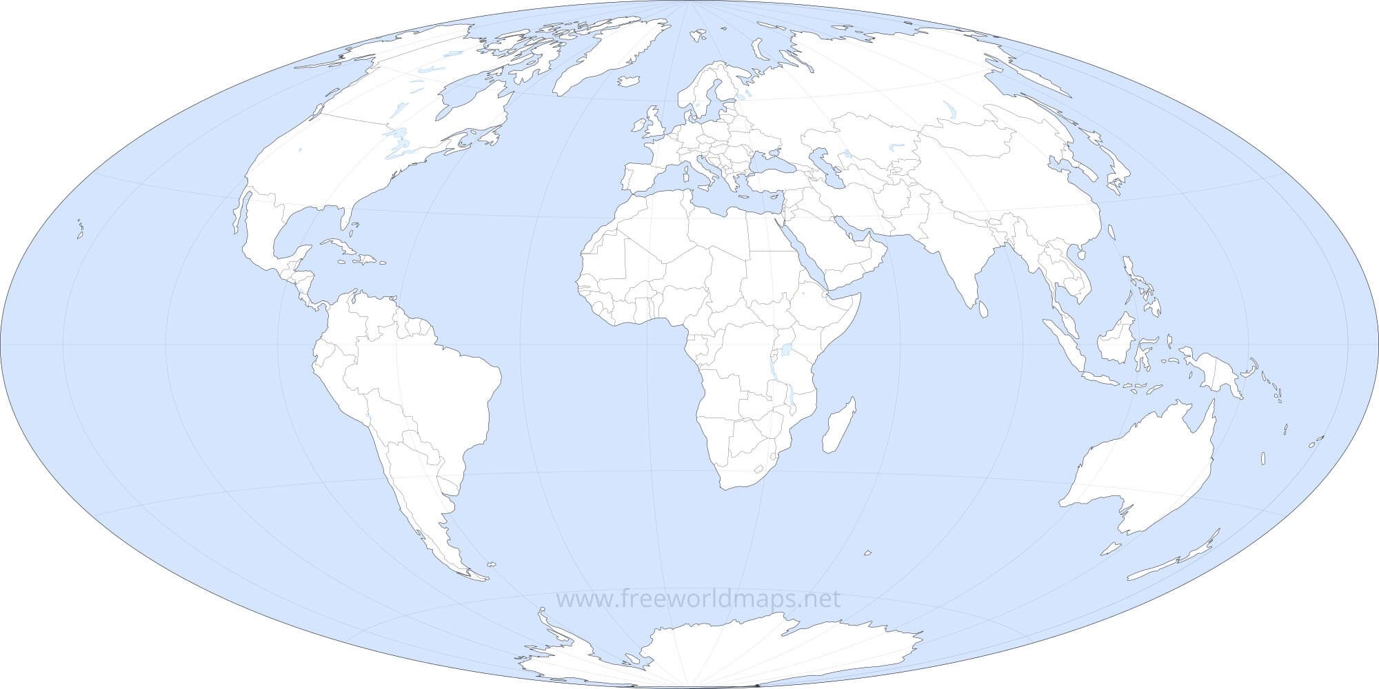 Printable Picture Of World Map