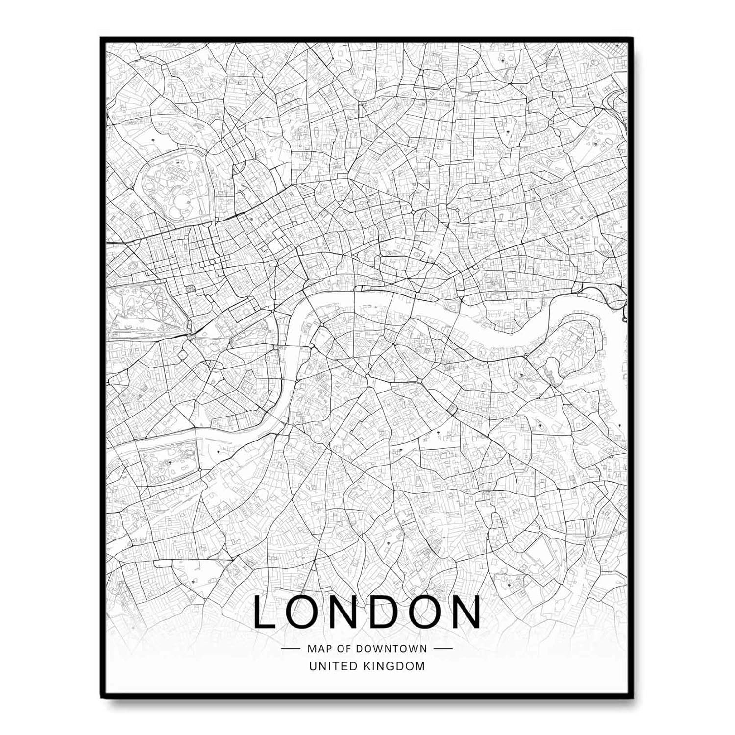 Printable Map Of London Uk