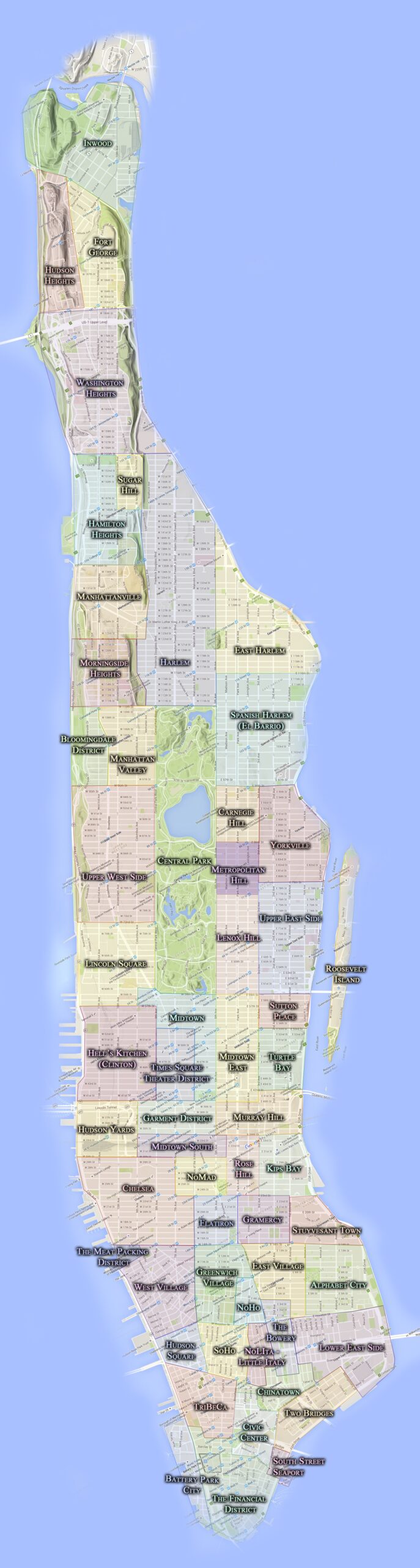 Manhattan Neighborhoods CityNeighborhoods NYC