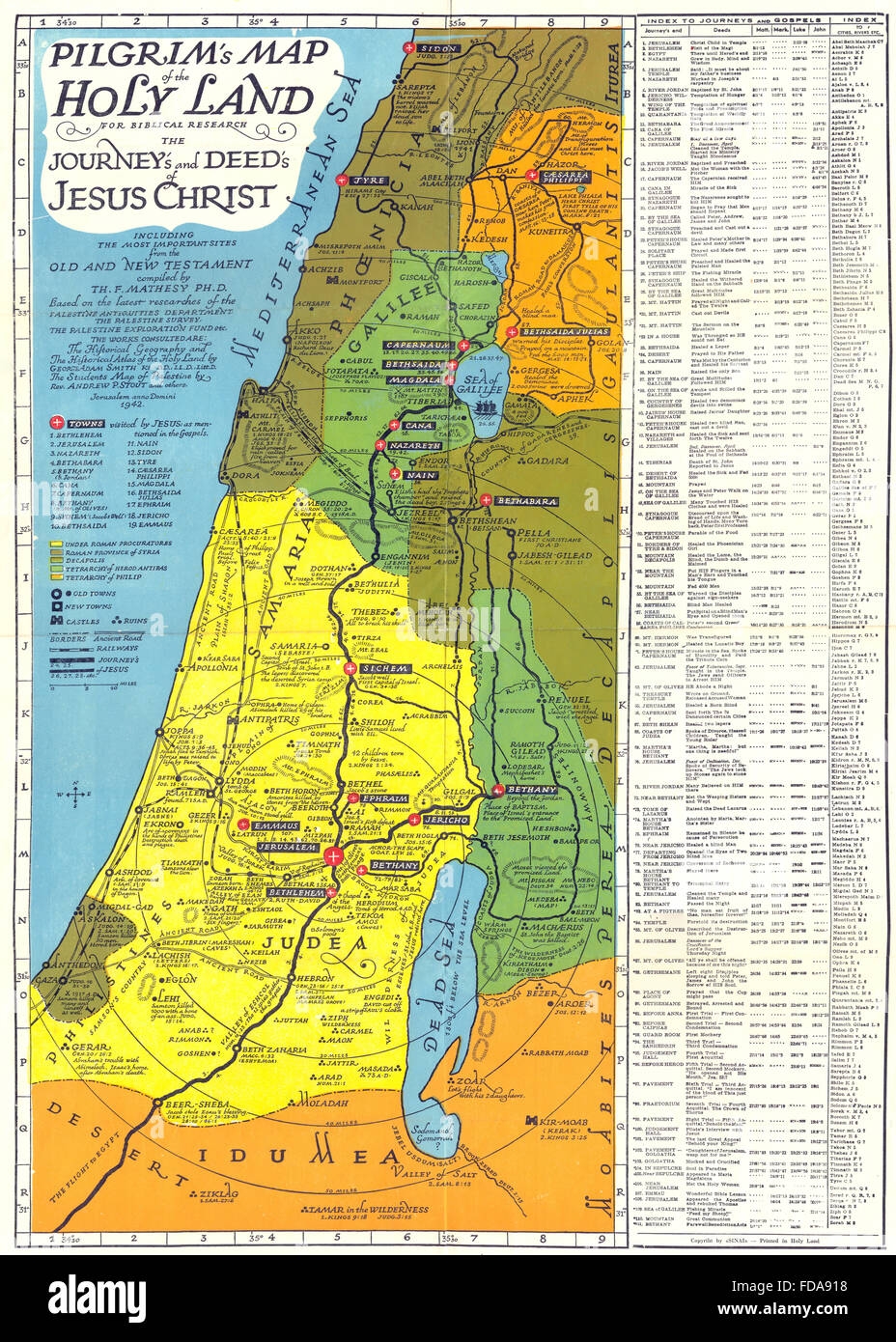 Map Of Biblical Israel Hi res Stock Photography And Images Alamy