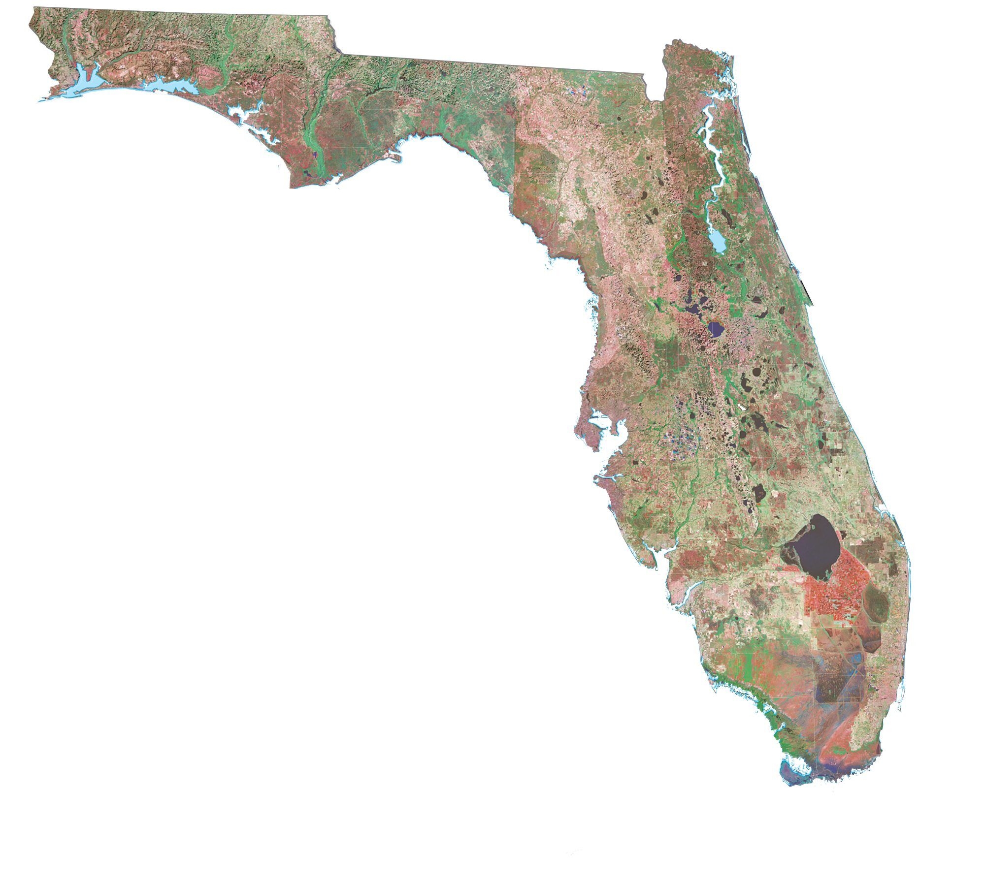 Florida Map With Cities And Towns Printable