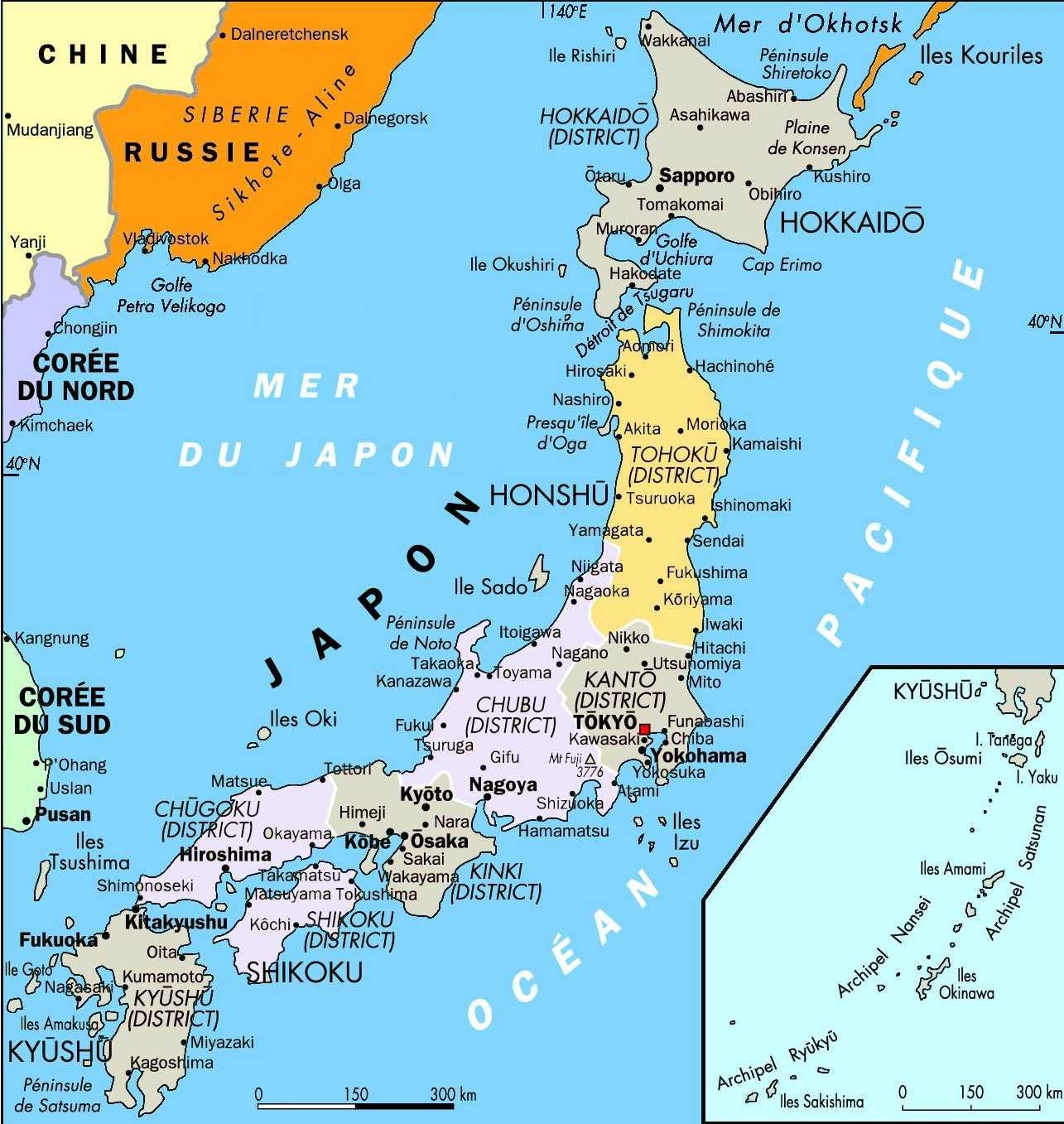 Printable Tourist Map Of Japan
