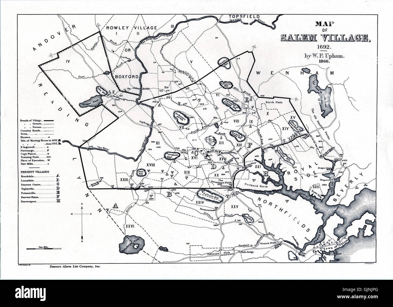 Map Of Salem Hi res Stock Photography And Images Alamy