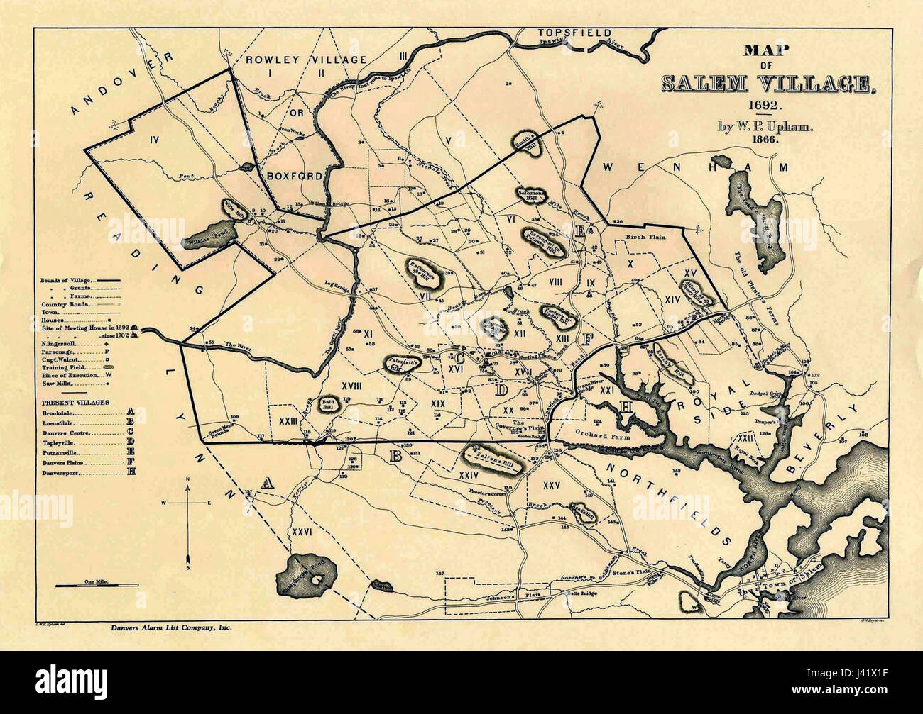 Map Of Salem Hi res Stock Photography And Images Alamy