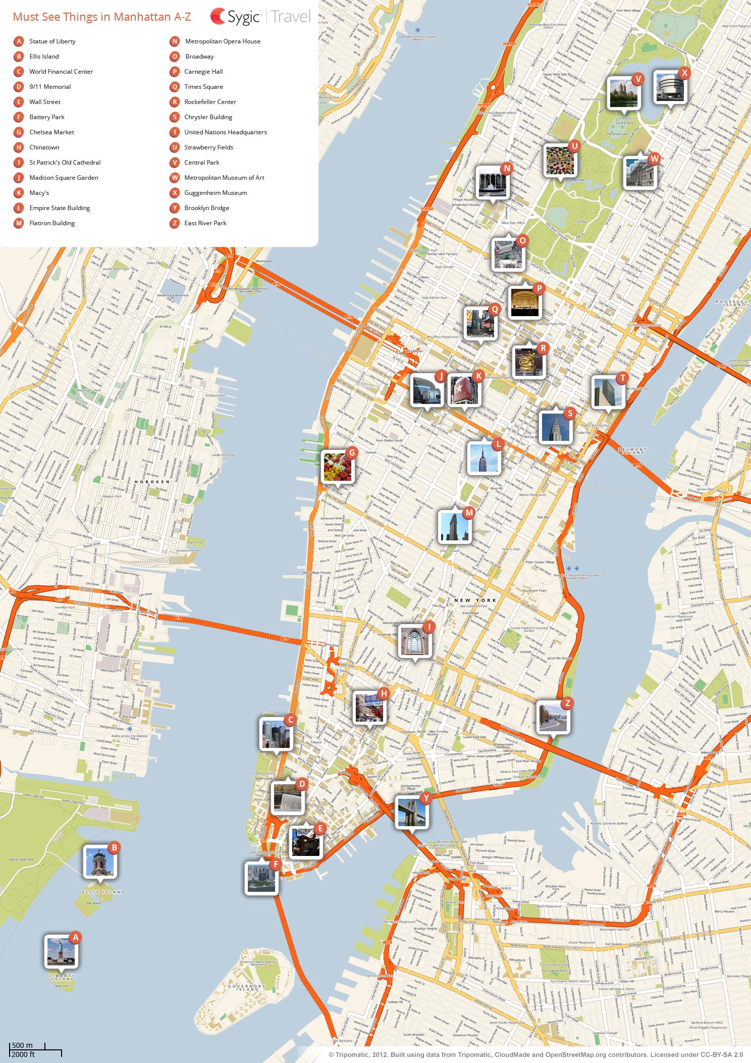 Nyc Midtown Map Printable