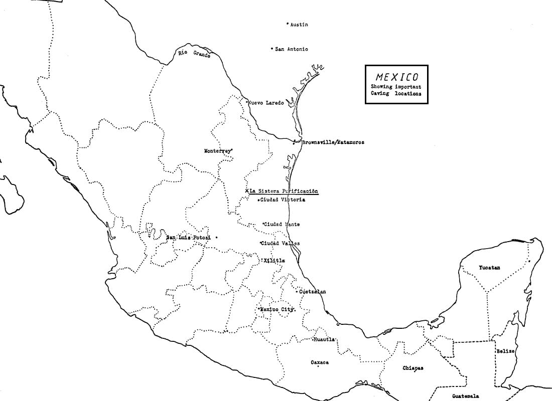 Printable Mexico Map
