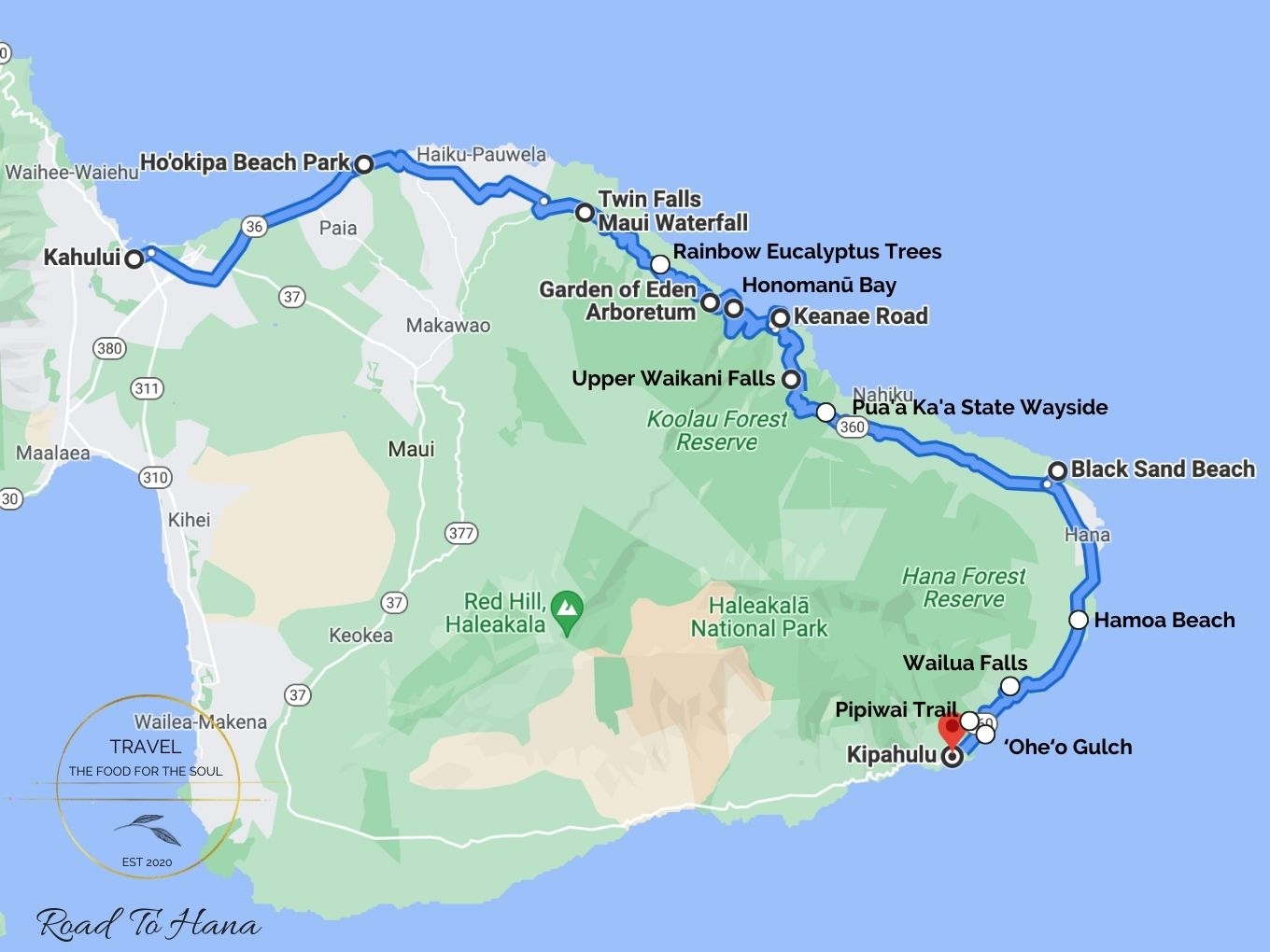 The Ultimate Guide To Road To Hana Travel The Food For The Soul