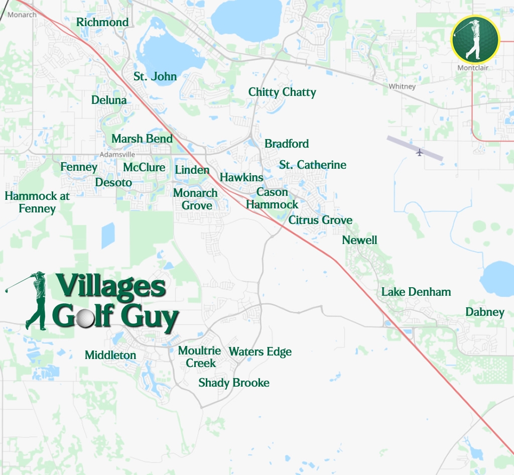The Villages Neighborhood Maps The Villages Golf Course Maps