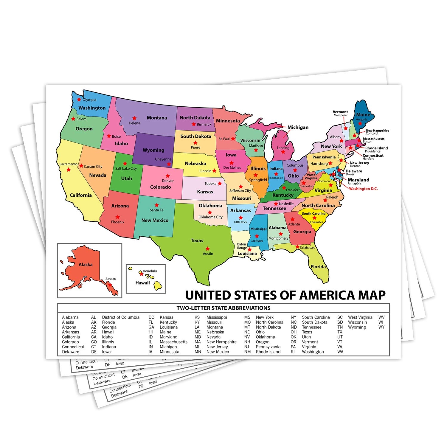 USA Map Cardstock Bulk And Wholesale Fine Cardstock