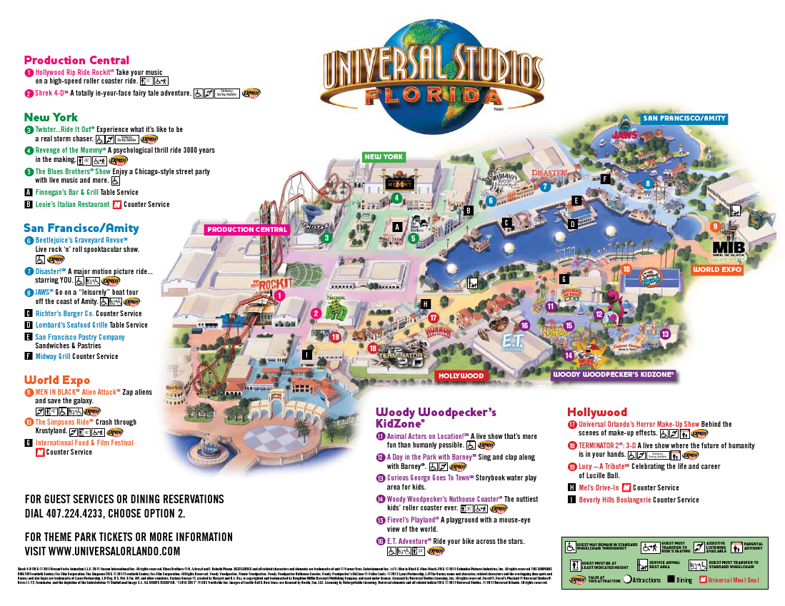 WDW Universal SeaWorld Park Maps Changes Worksheets Library