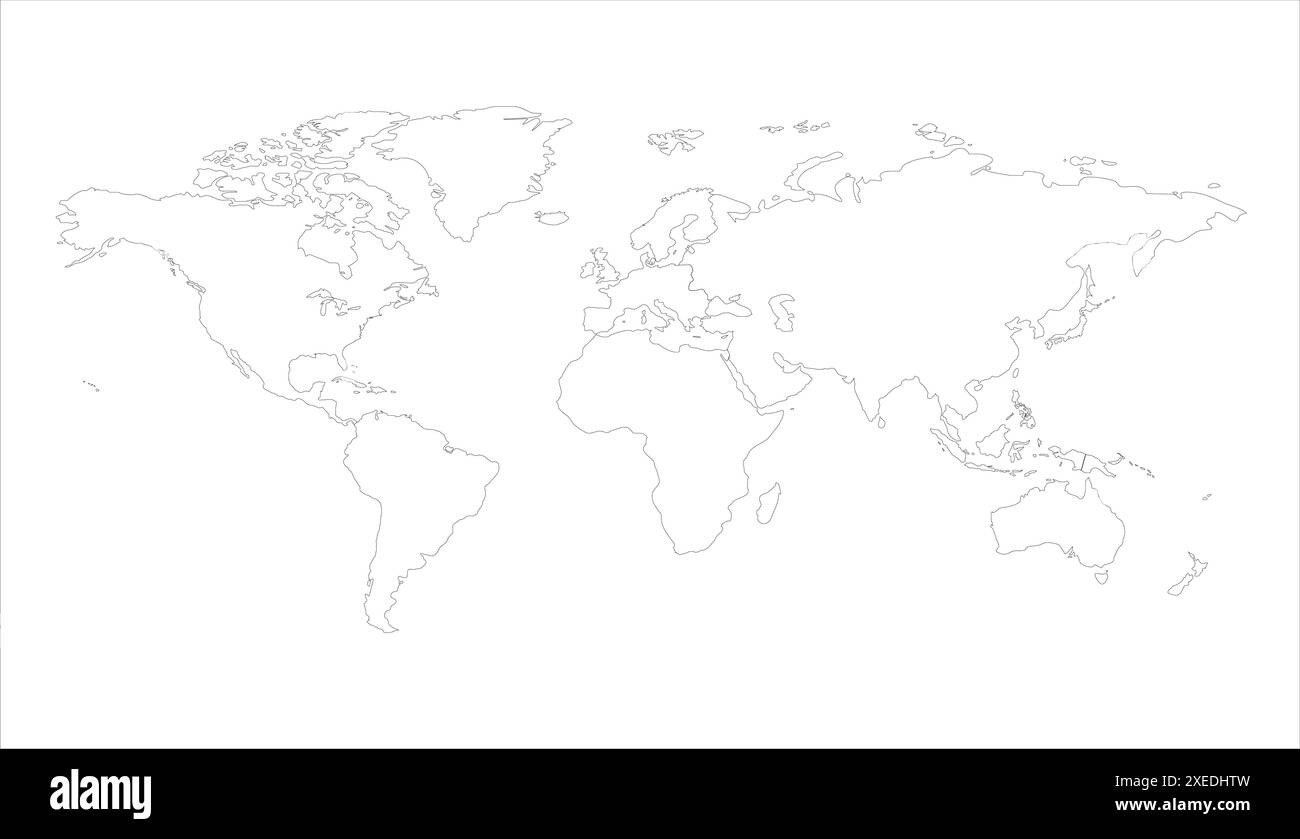 Blank World Map Printable Free