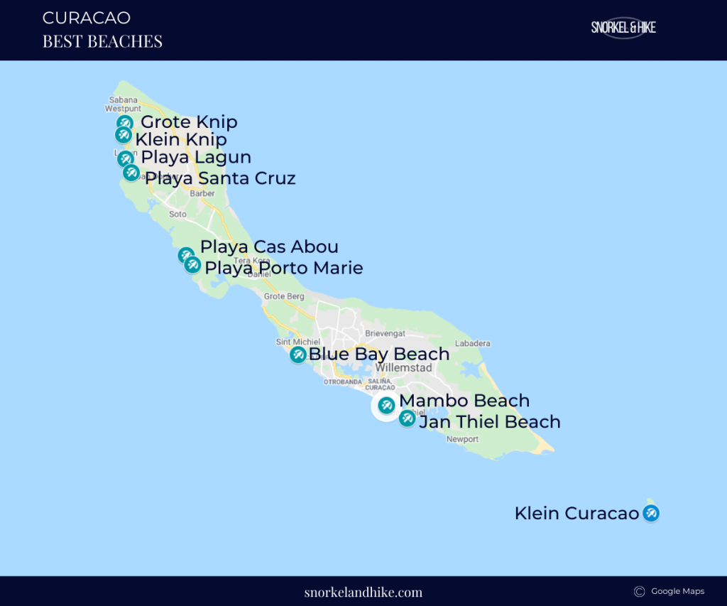 Printable Map Of Curacao