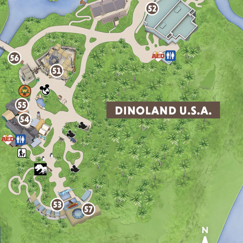 2025 Animal Kingdom Map Walt Disney World WDW Magazine