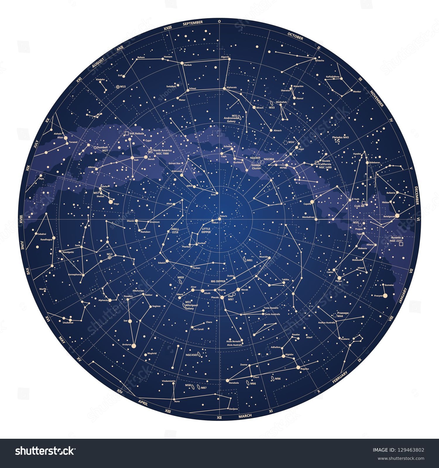 Star Map Printable