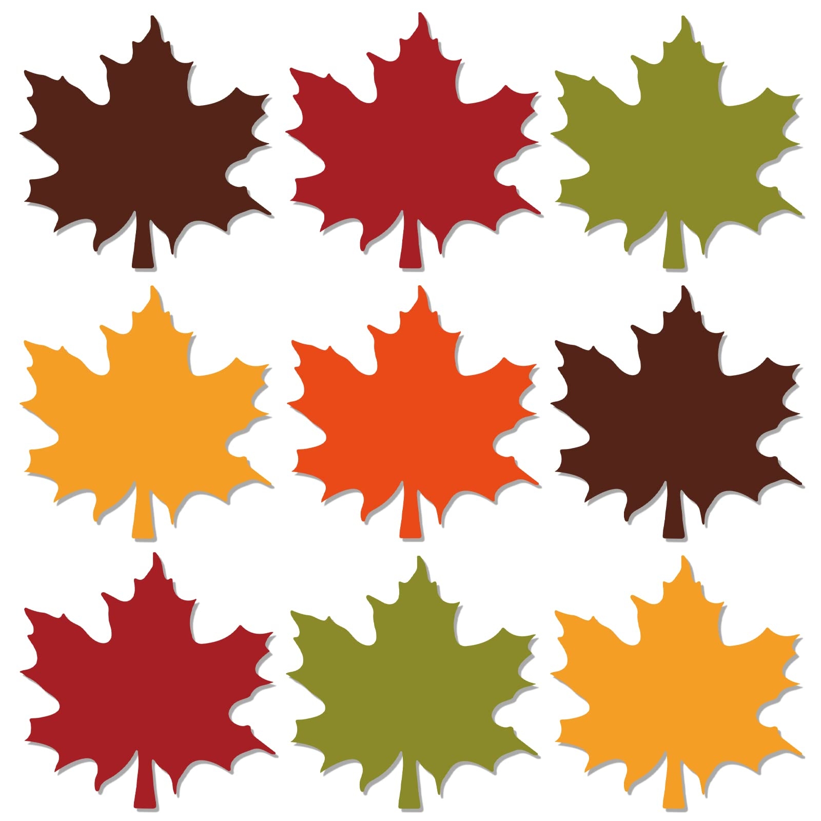 Amazon Whaline 45Pcs Fall Maple Leaves Cutouts Autumn Maple Leaf Bulletin Board Decor 5 Colors Fall Leaf Paper Cut Outs With Glue Points For School Classroom Home Party Decor DIY Craft Projects 