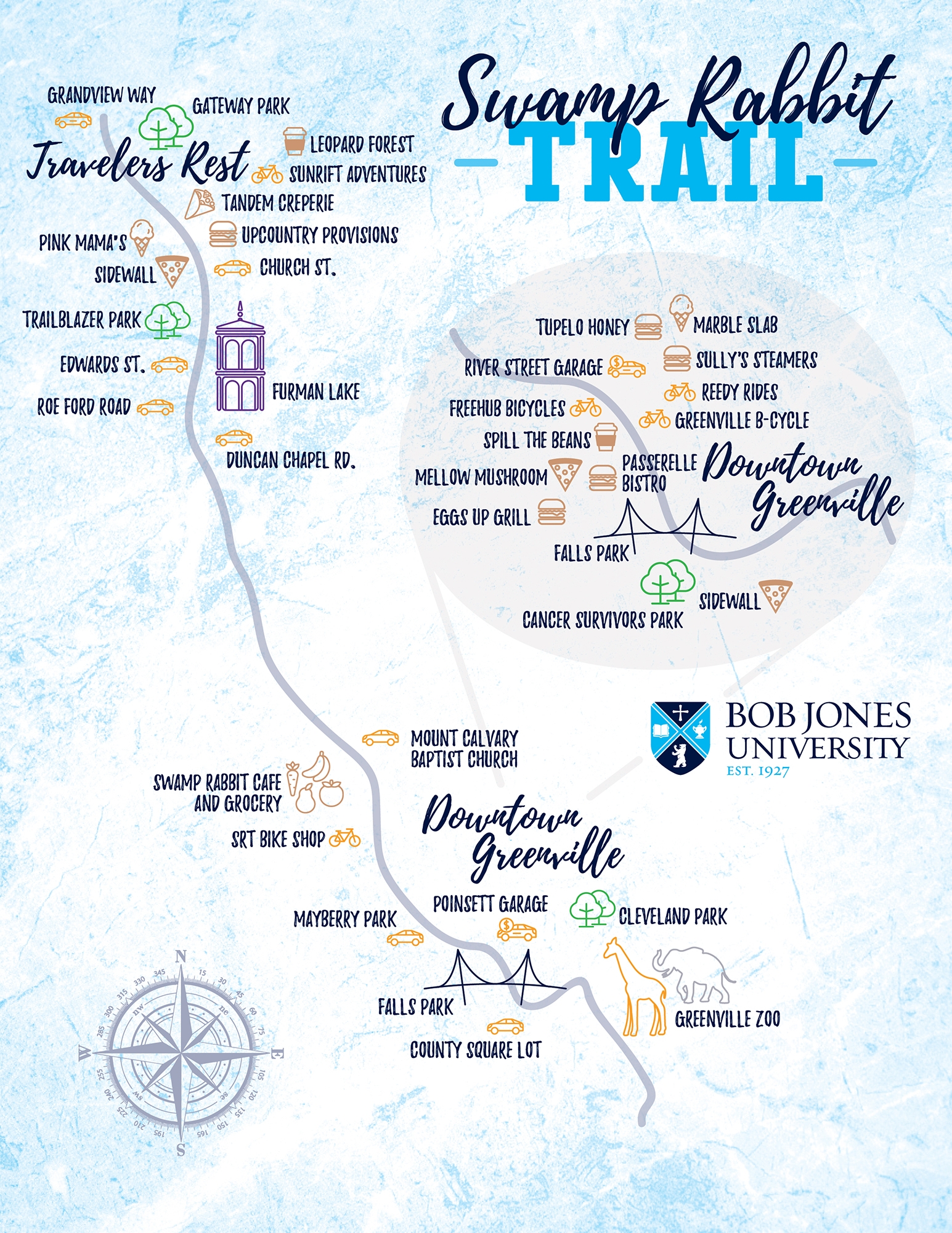 Around Greenville Touring Swamp Rabbit Trail BJUtoday