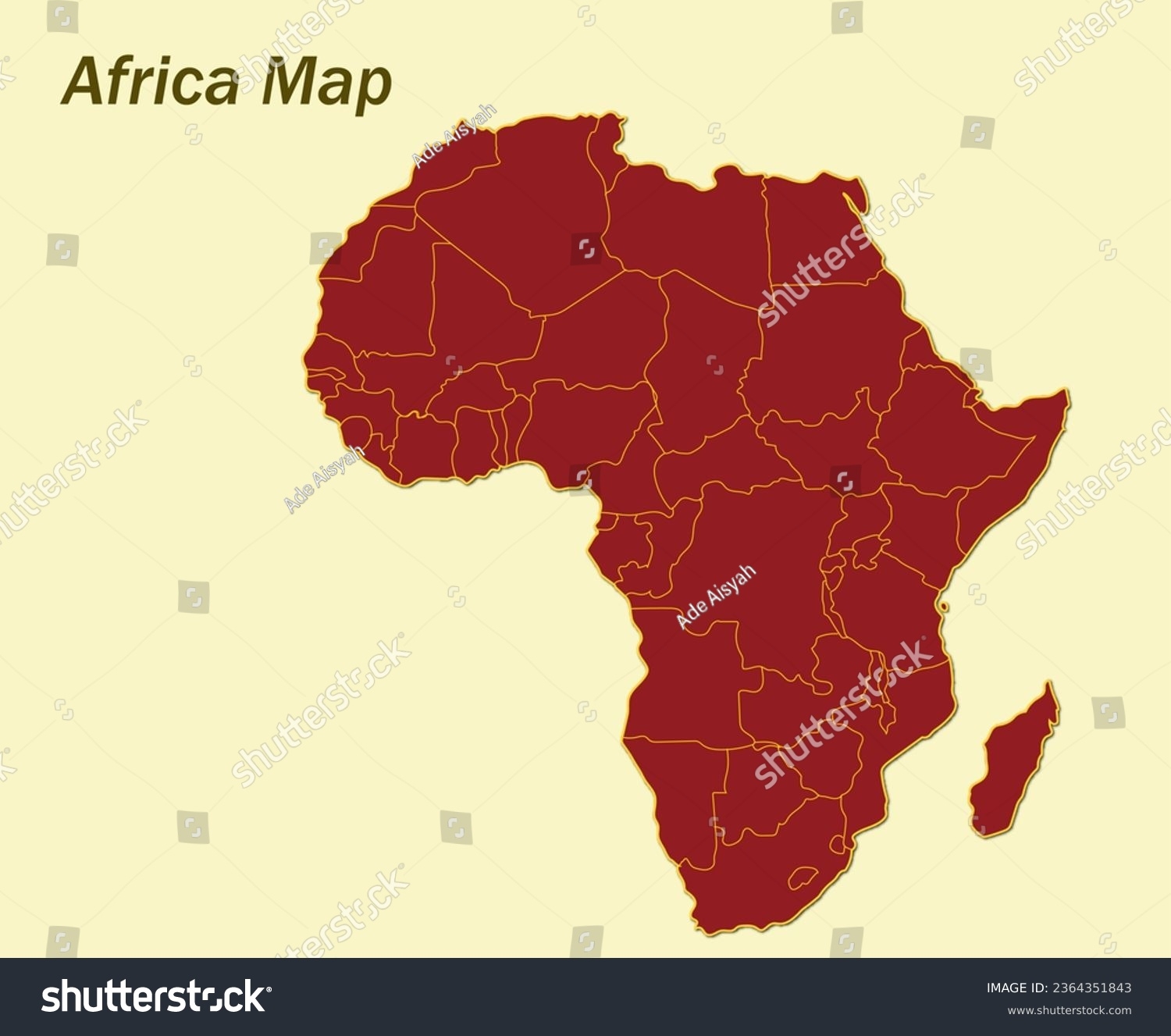 Africa Printable Map