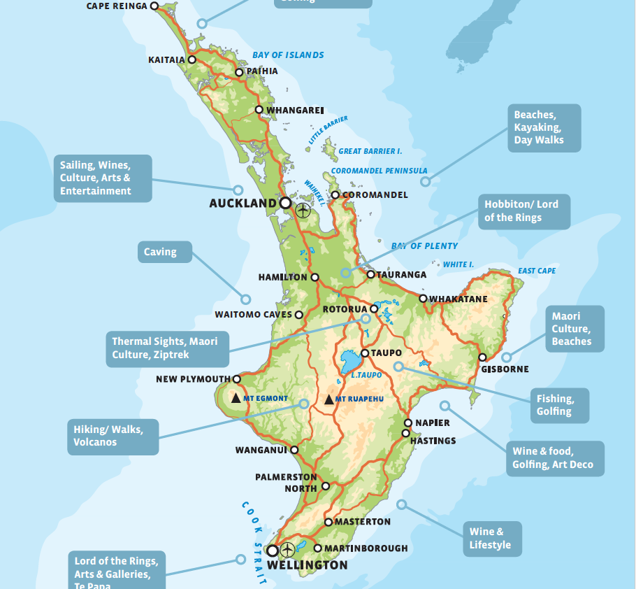 Printable Maps Nz