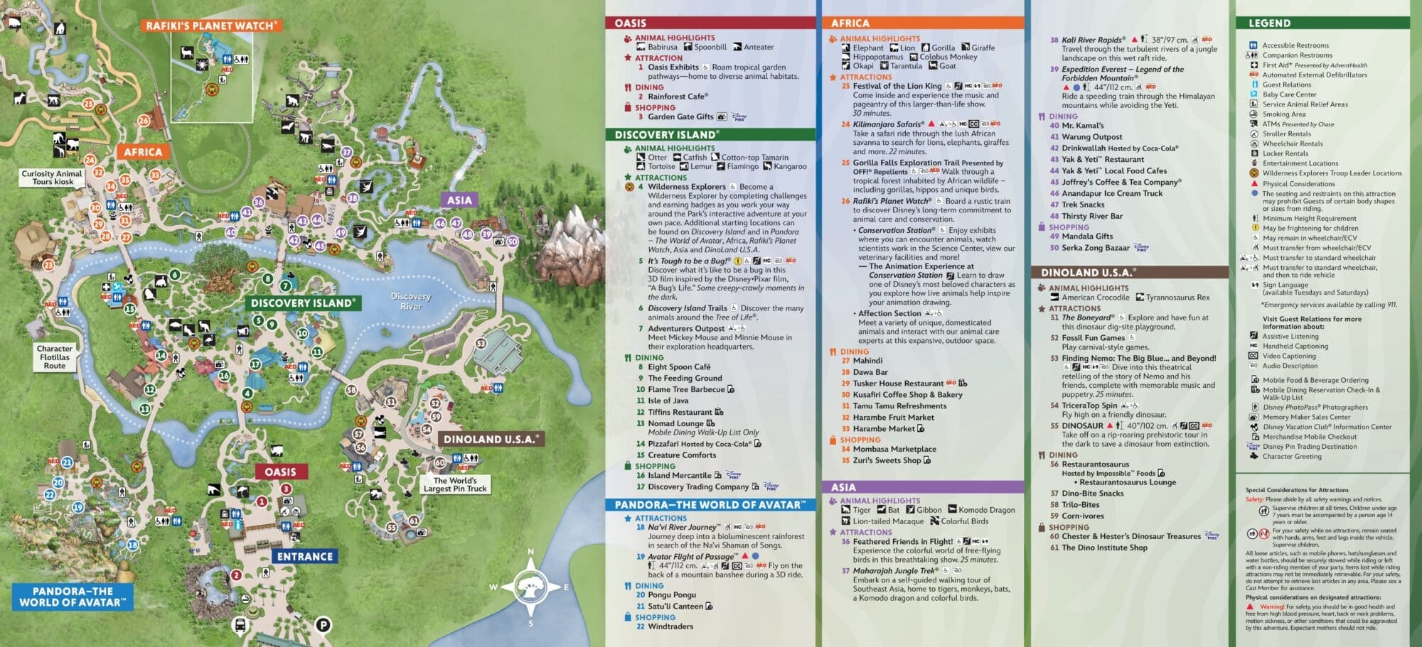Map Of Magic Kingdom Printable