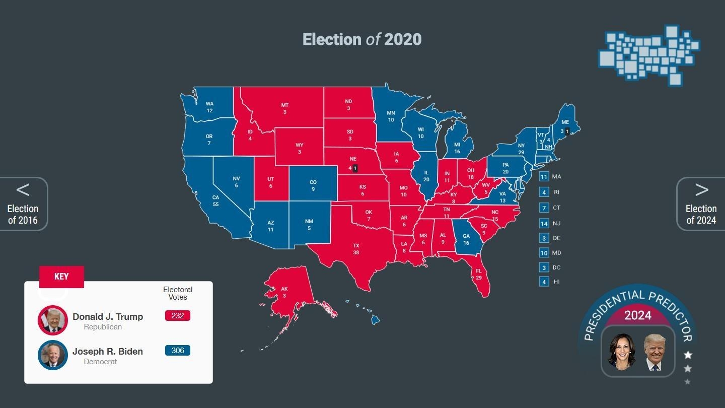 Printable Electoral College Map 2025 Free