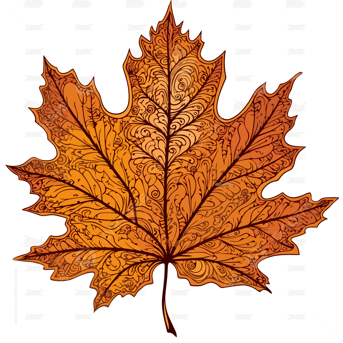 Printable Maple Leaf Outline