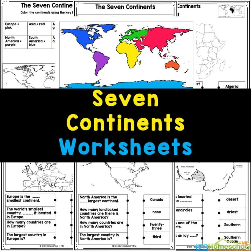 Blank Map Of The Continents And Oceans Printable