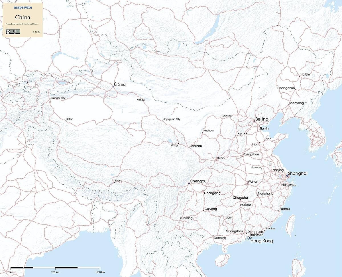 Free Maps Of China Mapswire
