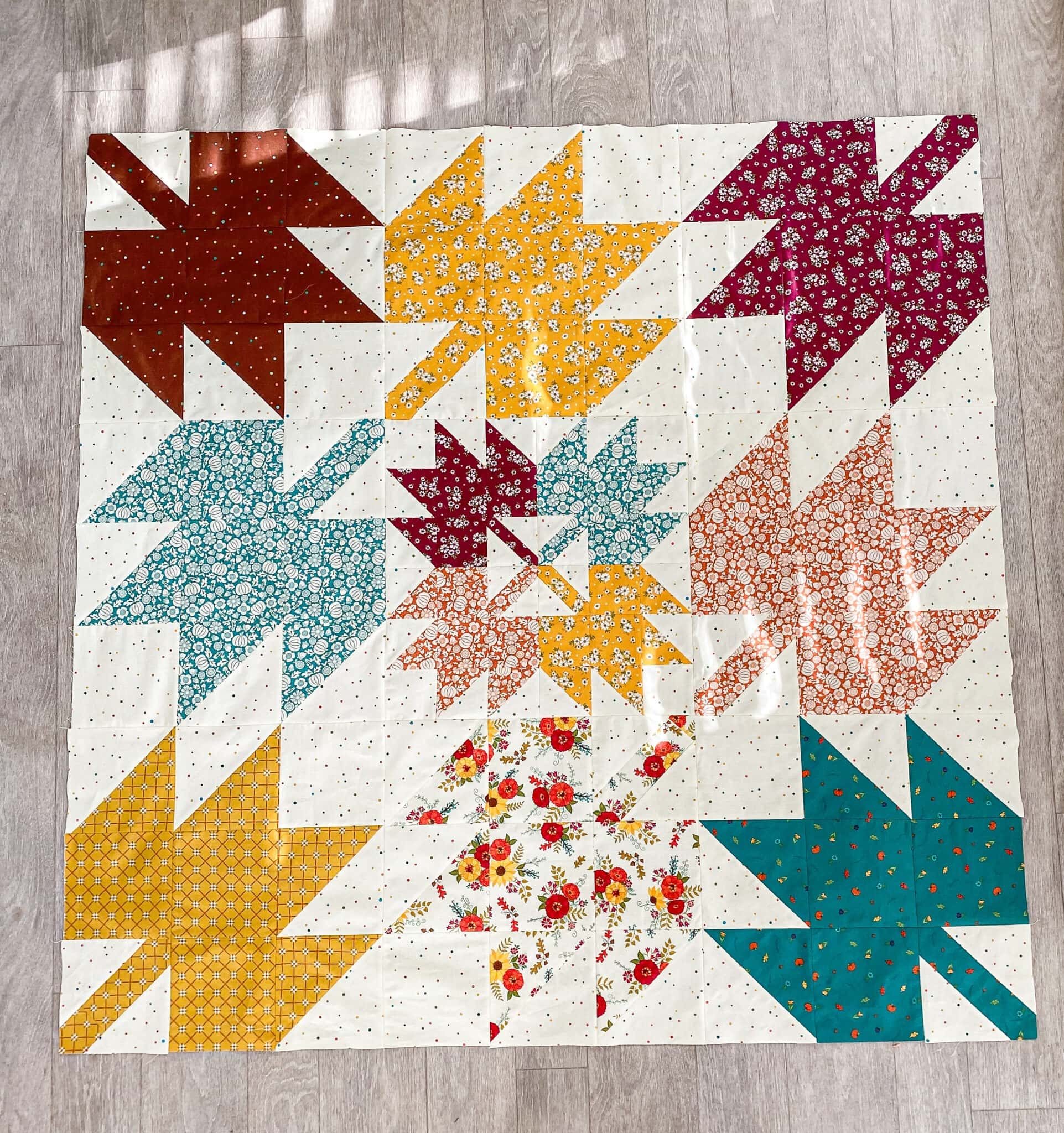 Free Pattern For A Maple Leaf Quilt Block Polka Dot Chair