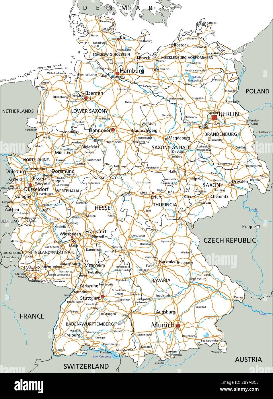 Germany Map Printable