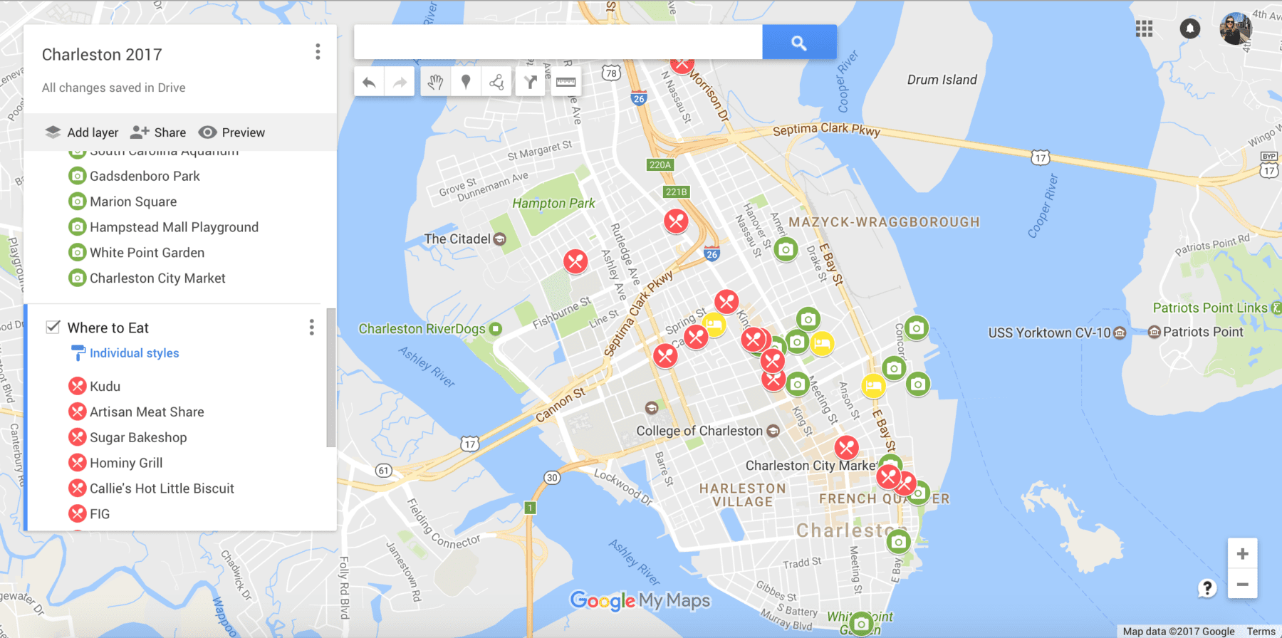 Printable Google Map