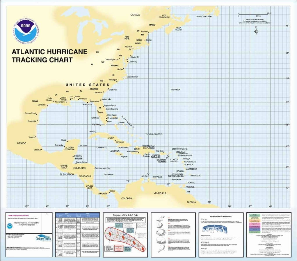 Free Printable Hurricane Tracking Map