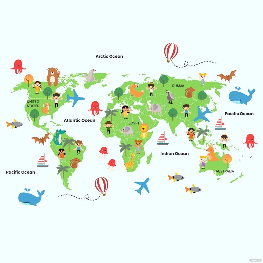 Printable Free World Map
