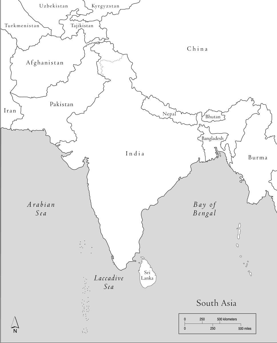 Printable Blank Map Of Asia