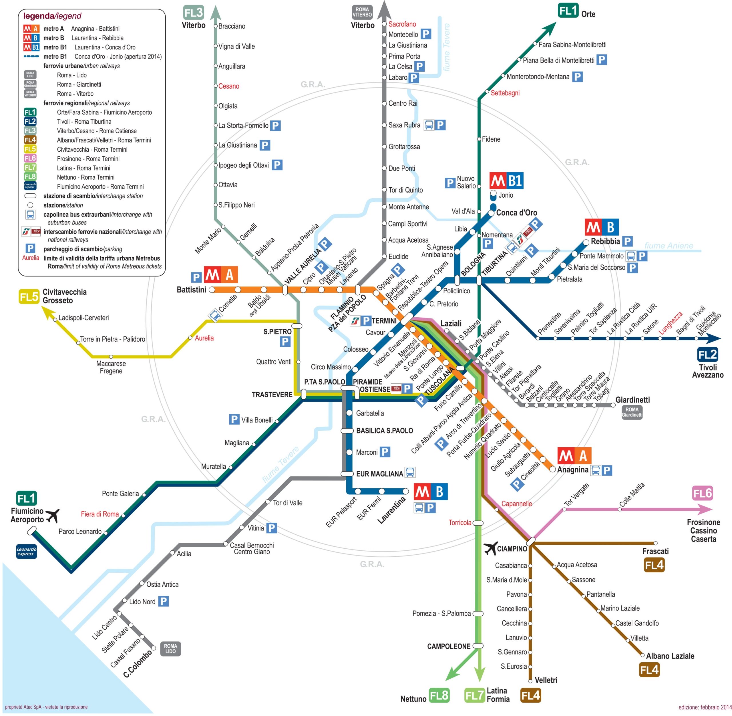 Rome Map Printable