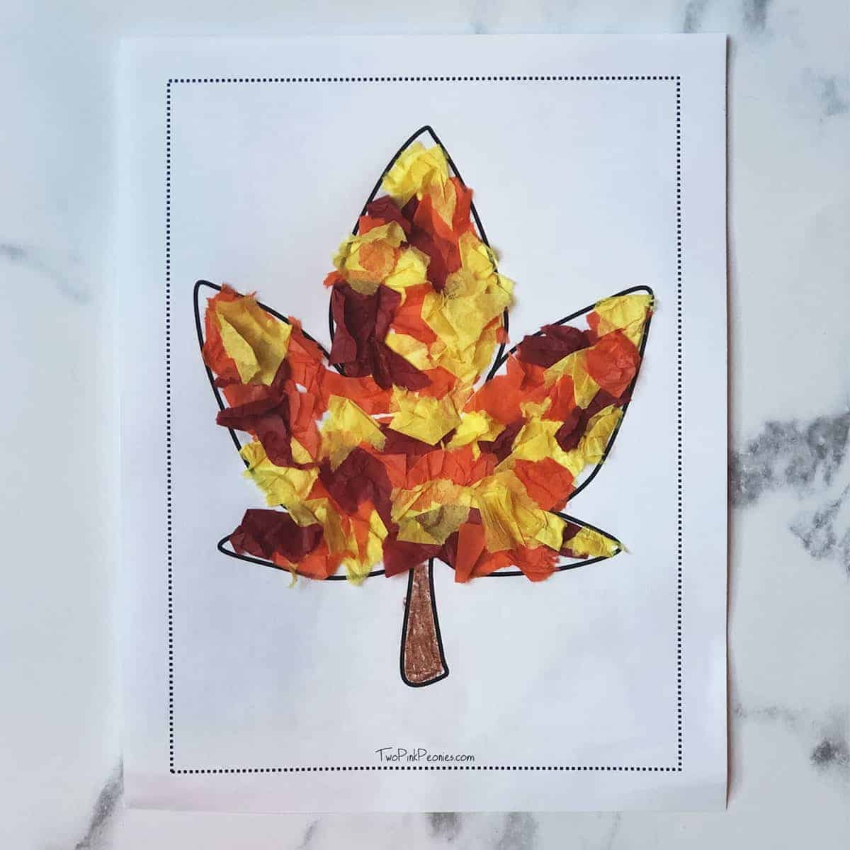 Printable Maple Leaves