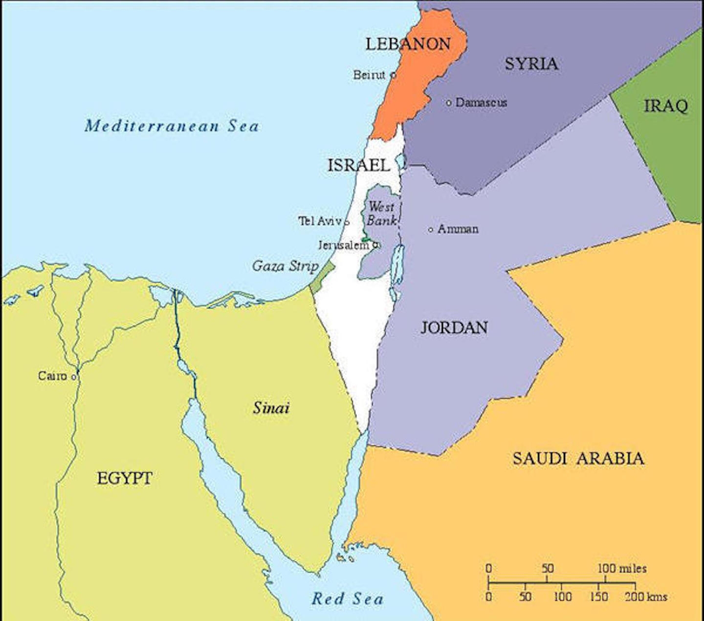 Maps Of Israel Center For Israel Education