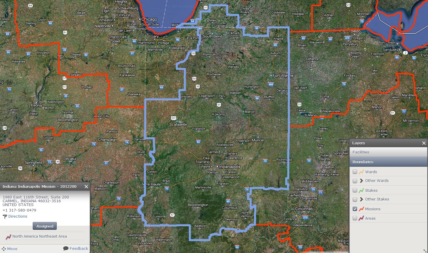 Maps Of Mission Boundaries LDS365 Resources From The Church 