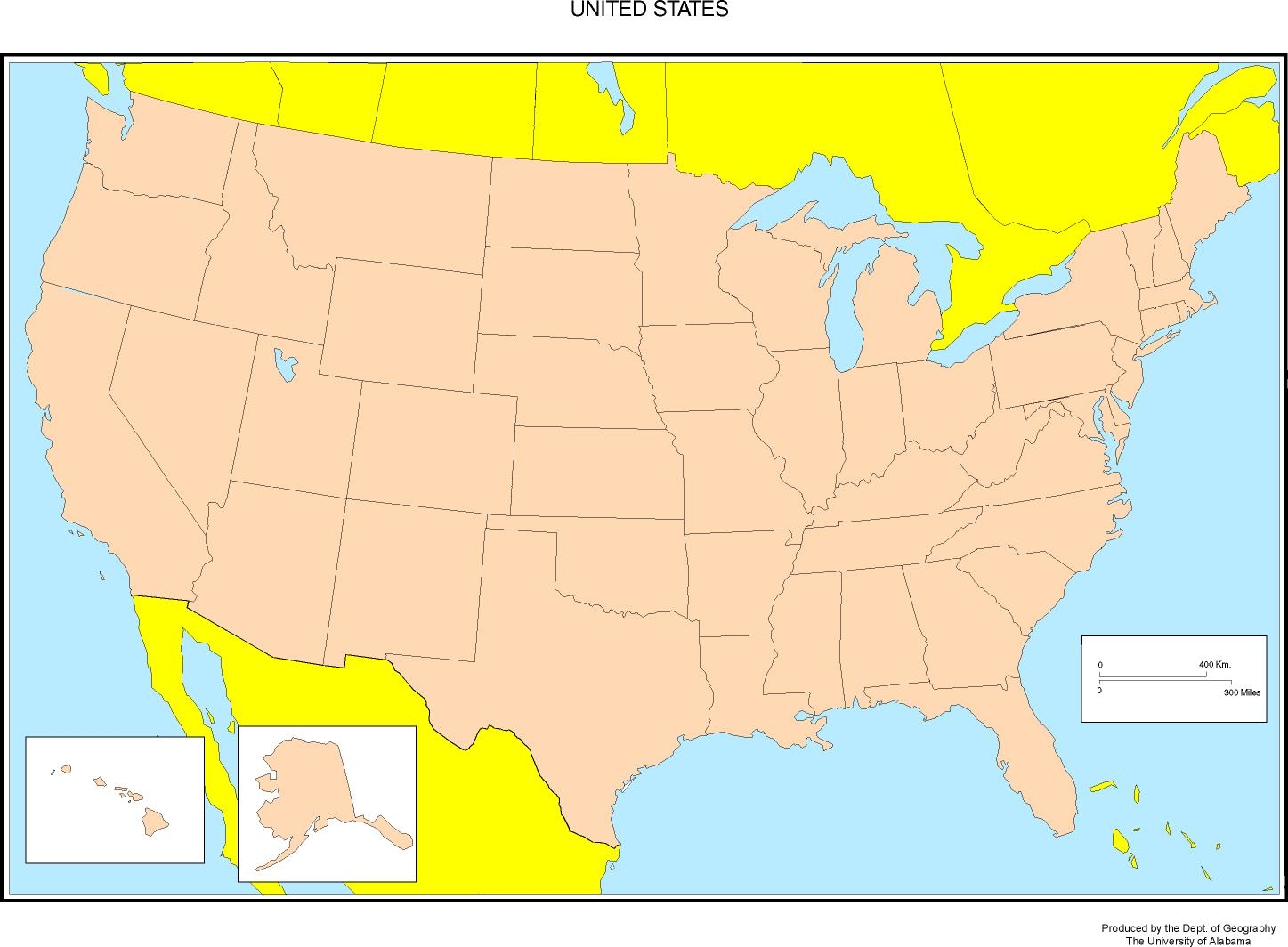 Free Printable Us Map With States And Capitals