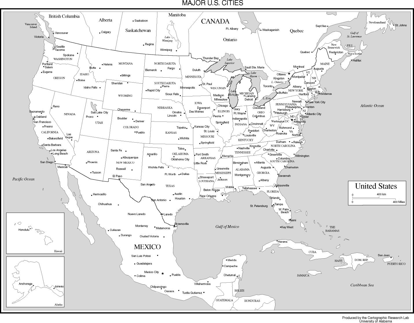 Printable Usa Map States