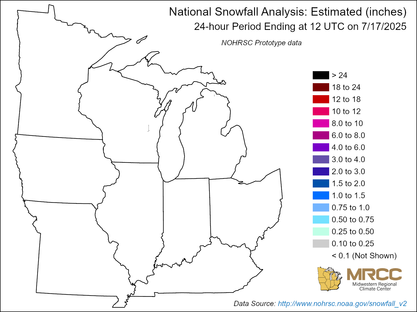 Printable Midwest Map
