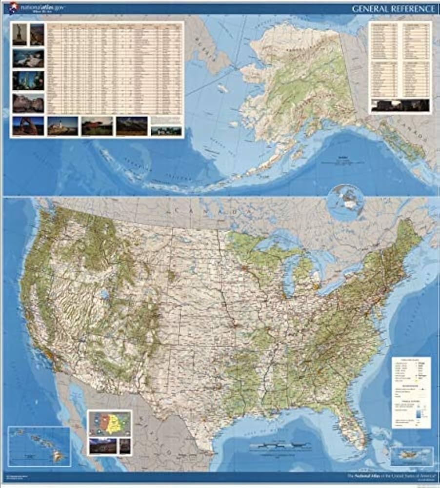 National Atlas Of The United States USGS 9780607986693 Amazon Office Products