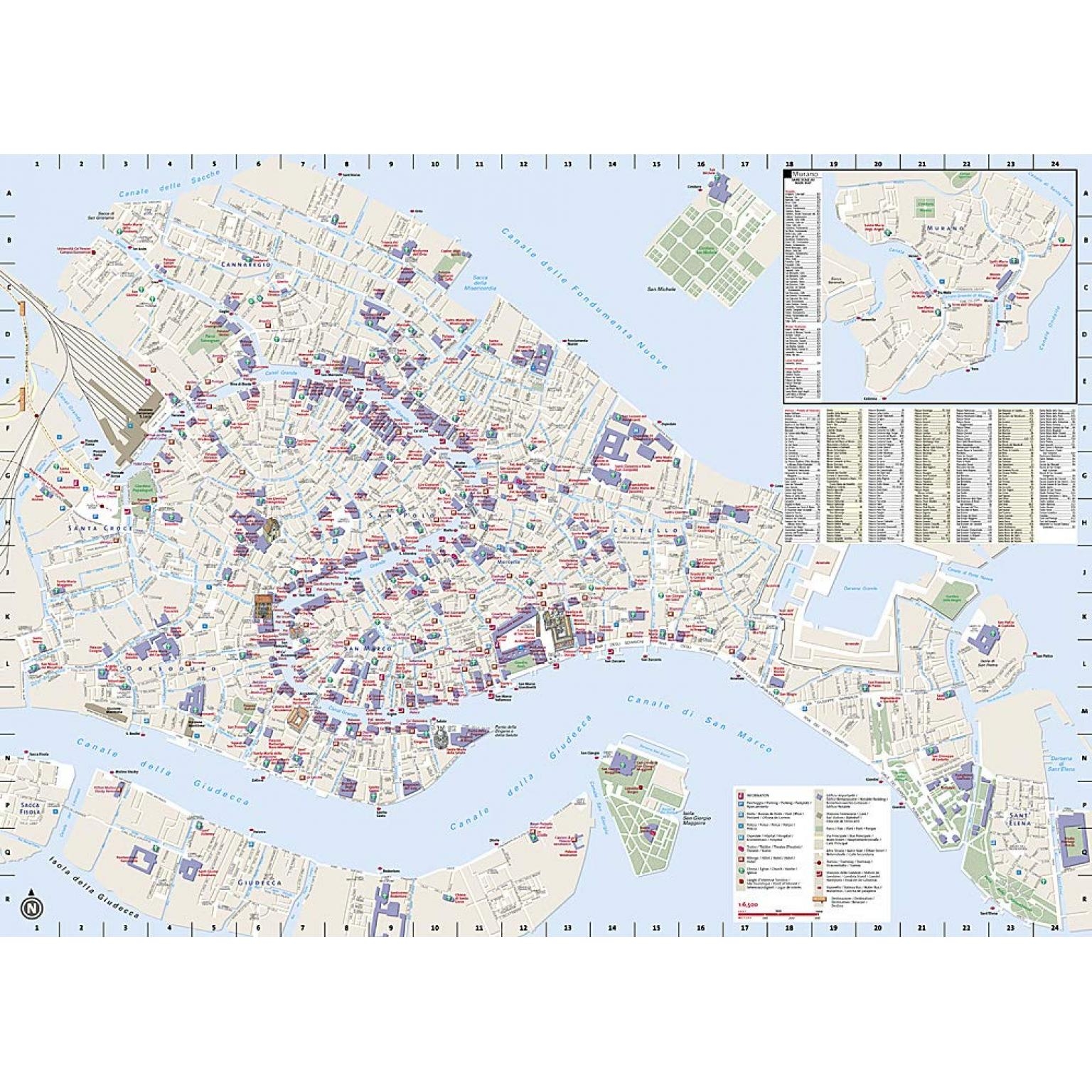 National Geographic Venice City Destination Folding Travel Map The Map Shop