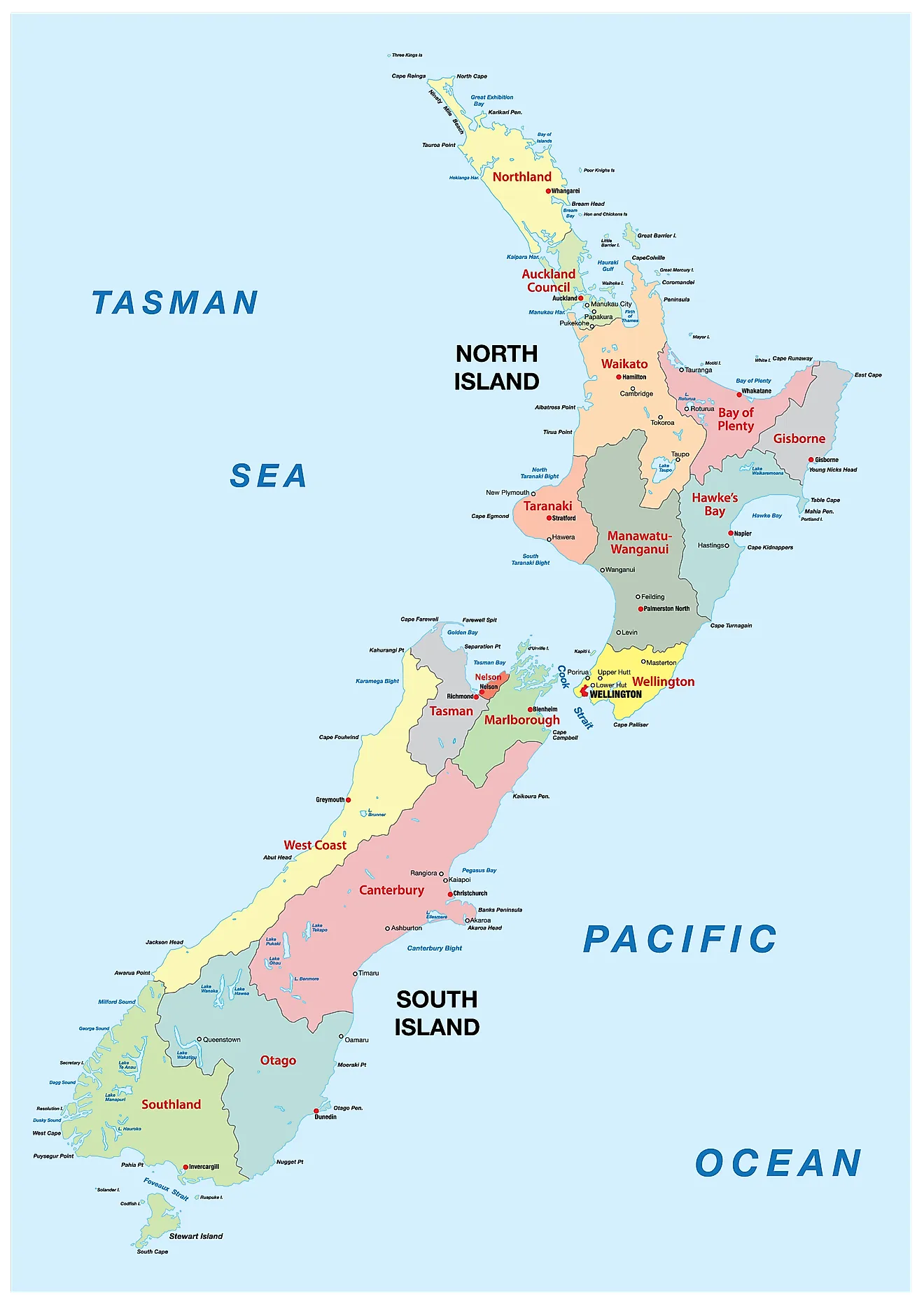 New Zealand Maps U0026 Facts World Atlas