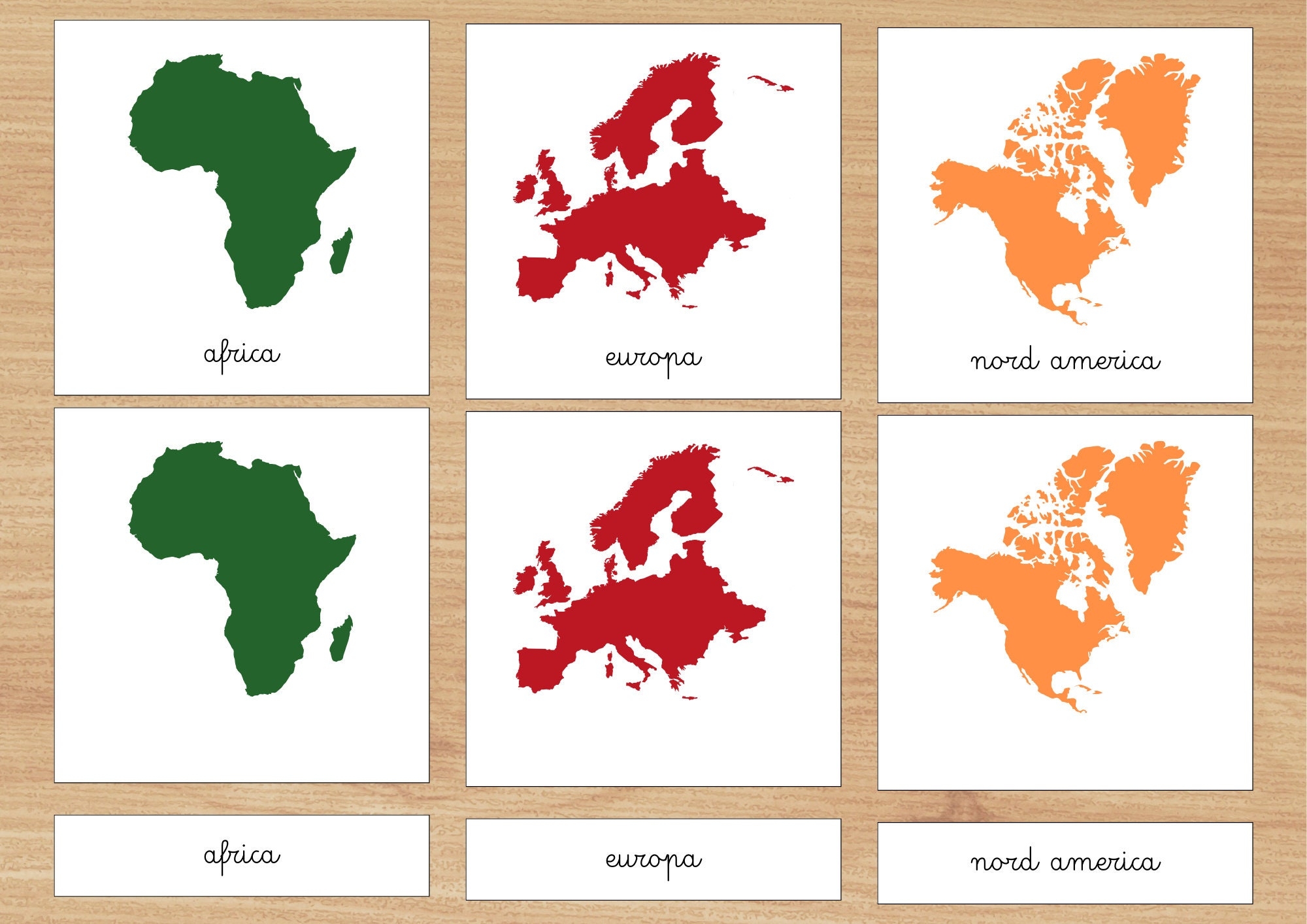 Printable Map Of The Continents